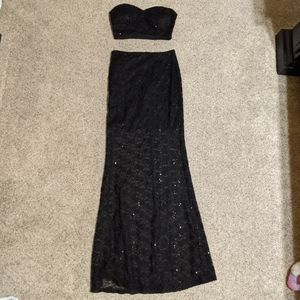 Windsor 2pc full length dress NWOT